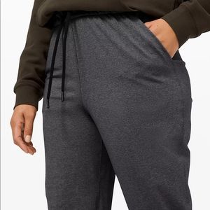 Lululemon Gray Straight Leg Stretchy Joggers